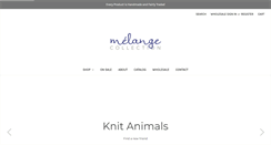 Desktop Screenshot of melangecollection.com